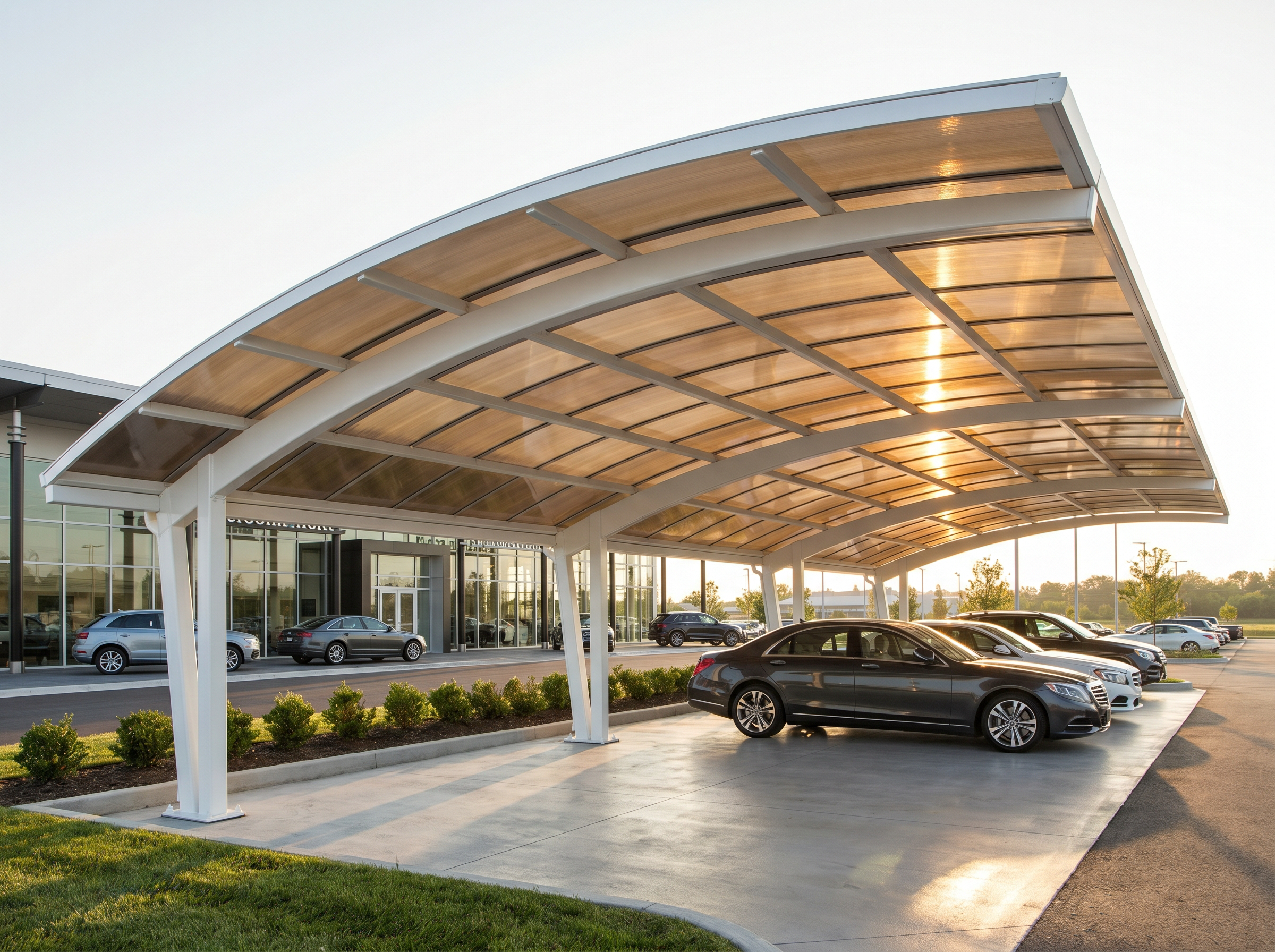 Carports & canopies — Coxwell polycarbonate