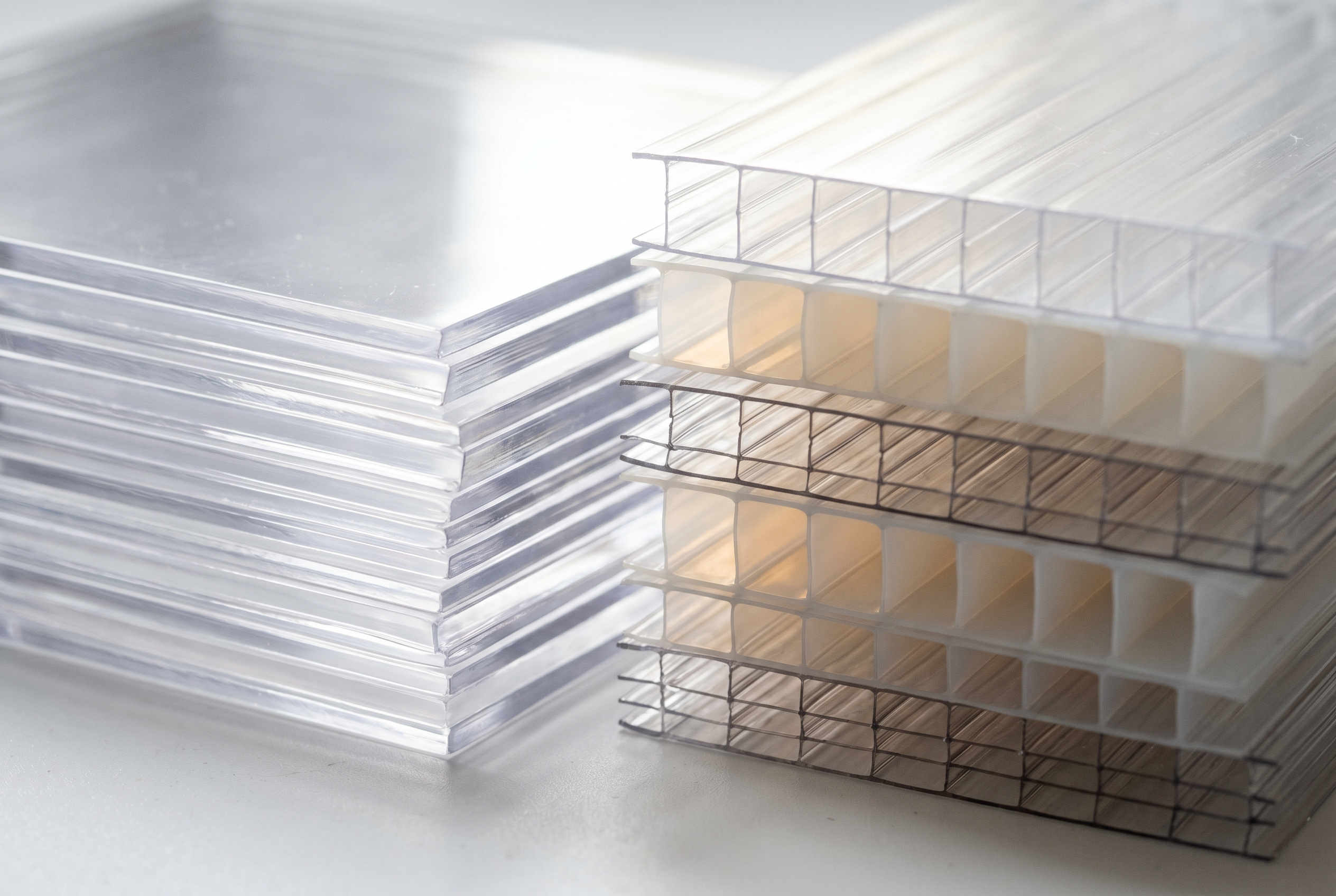 Coxwell twin wall and solid polycarbonate sheets — dealer stock