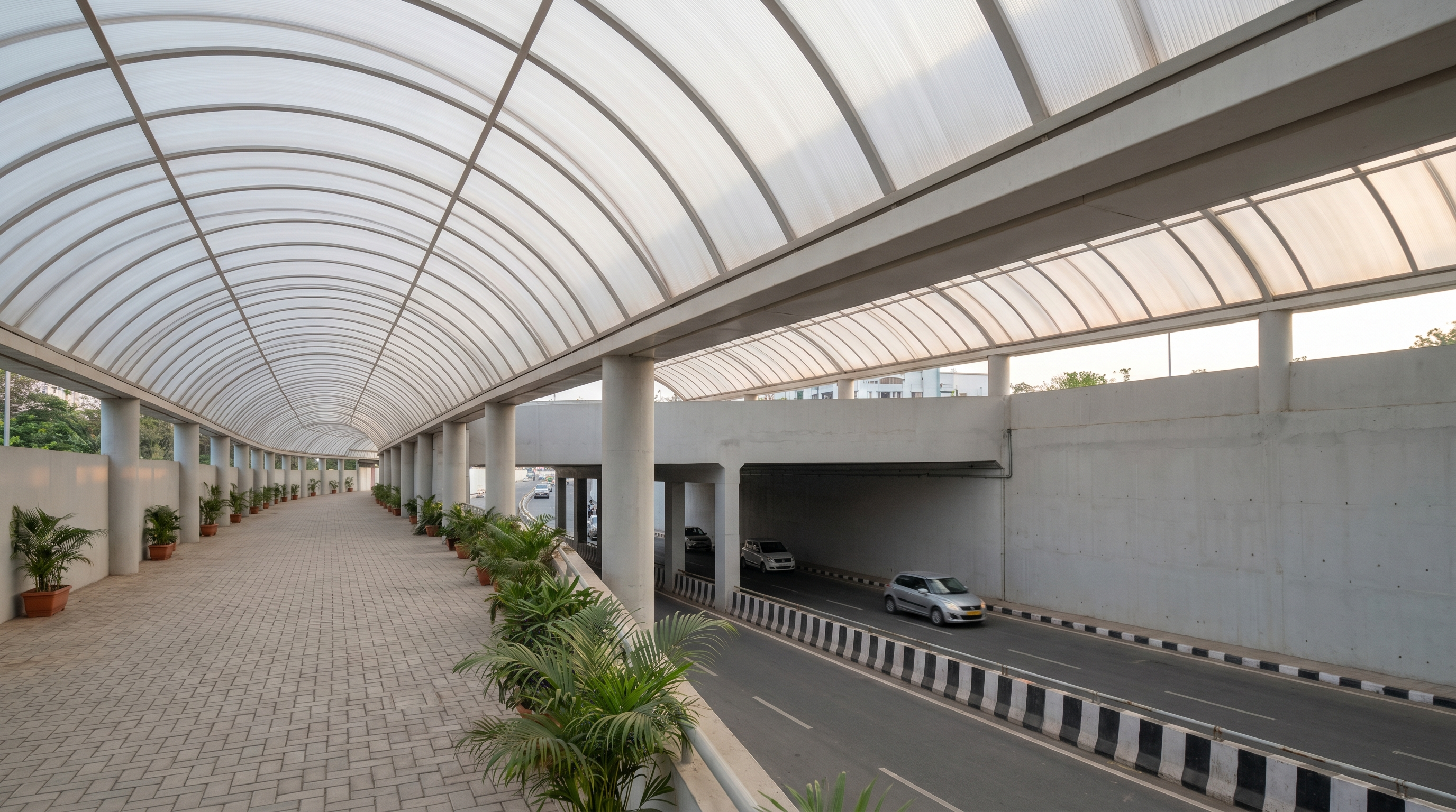 Acoustic barrier — Coxwell polycarbonate