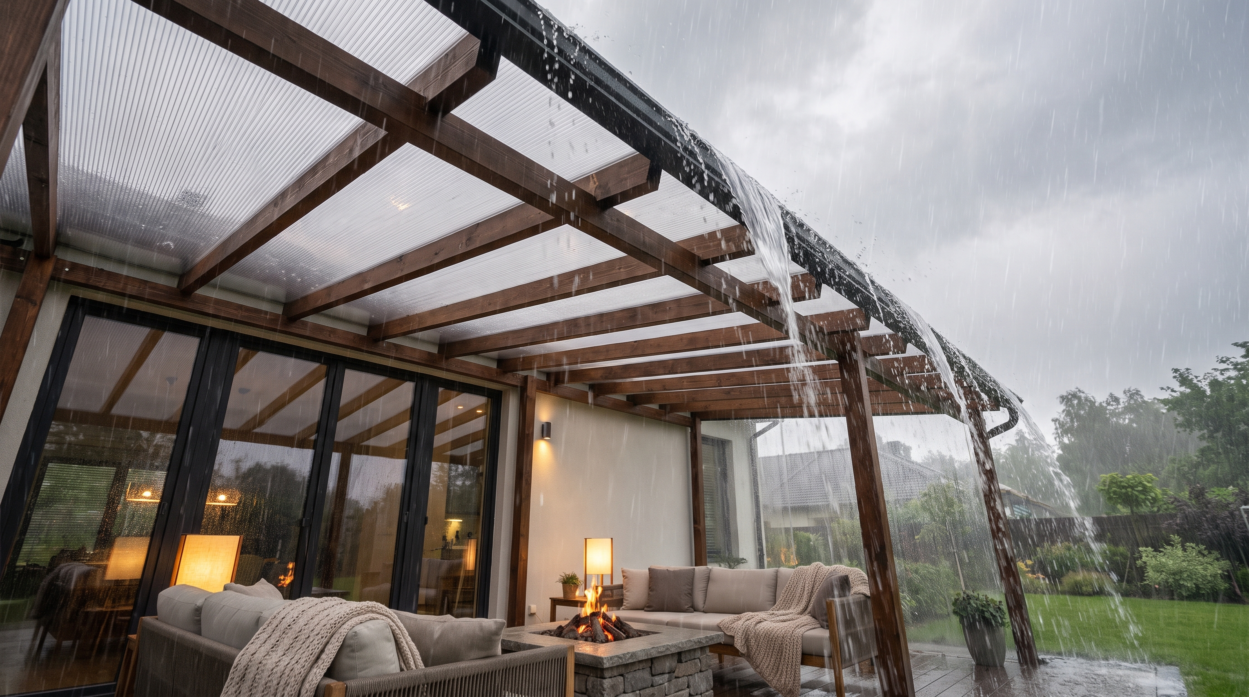 Does Polycarbonate Roofing Make Noise in the Rain? Anti-Drumming Explained