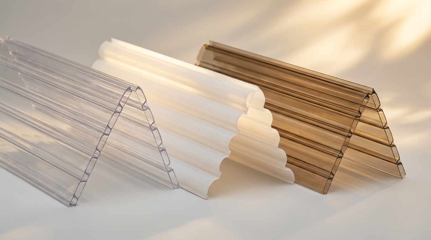 Clear, Opal, or Bronze? How Polycarbonate Sheet Colour Affects Light, Heat, and Glare