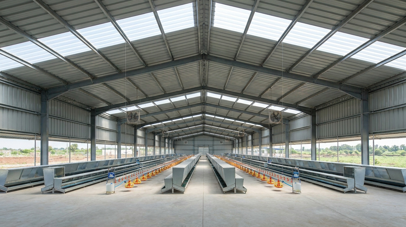 Polycarbonate Daylighting for Poultry Farms and Livestock Sheds in India: A Practical Guide